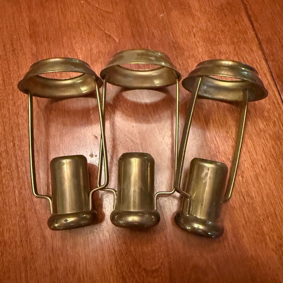 Vintage Brass Candle Holders